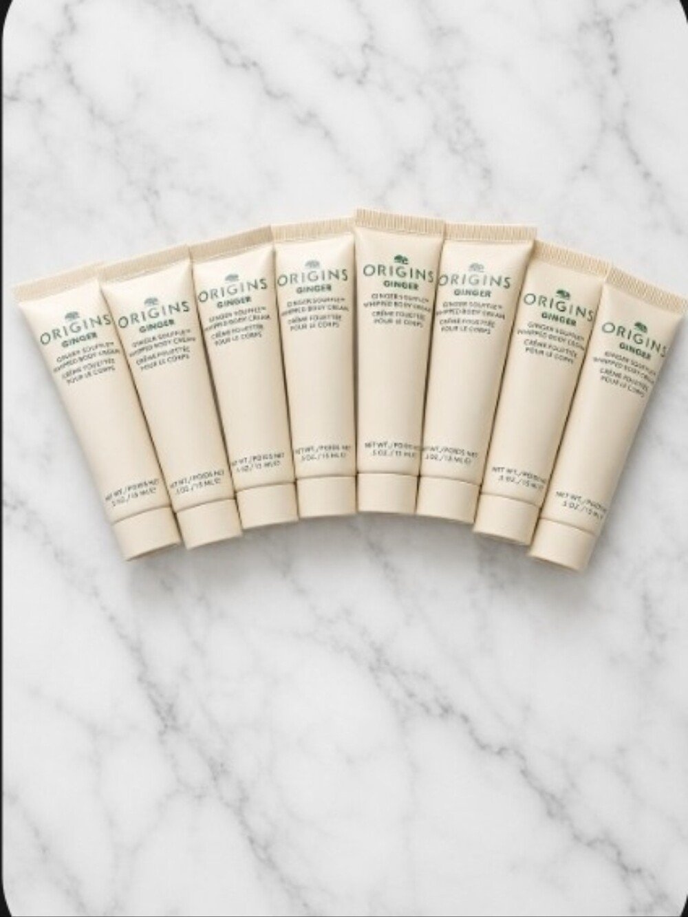 10 Origins Ginger Souffle Whipped Body Cream .5 oz each = 5 oz NEW!  FRESH!!!
